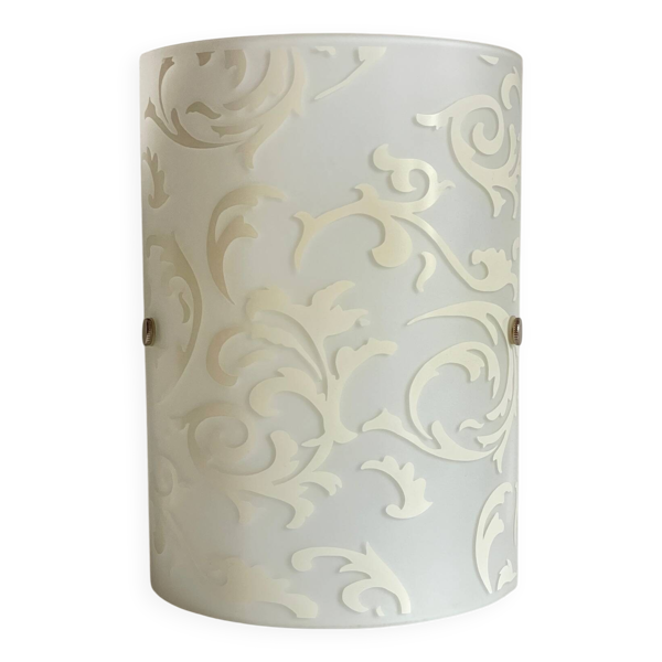 Applique en verre poli et sérigraphié par eglo