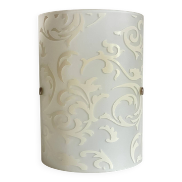 Applique en verre poli et sérigraphié par eglo