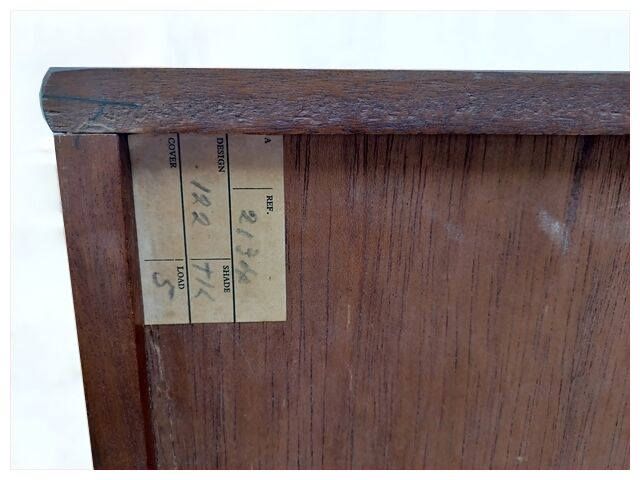 Secrétaire scandinave en teck années 60
