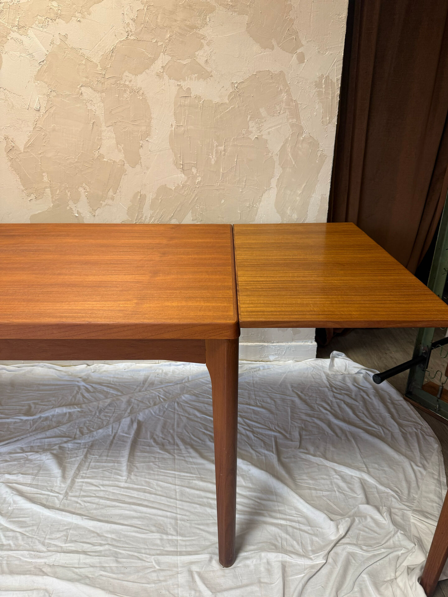 Scandinavian dining table in teak 1970