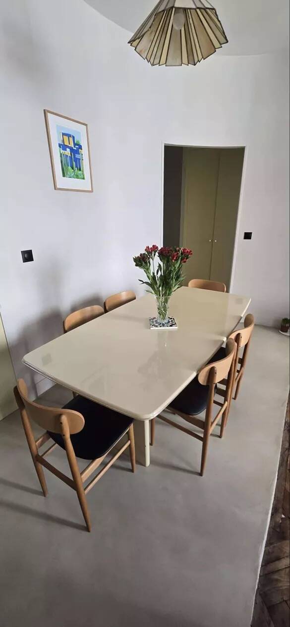 Table à manger italienne, années 50