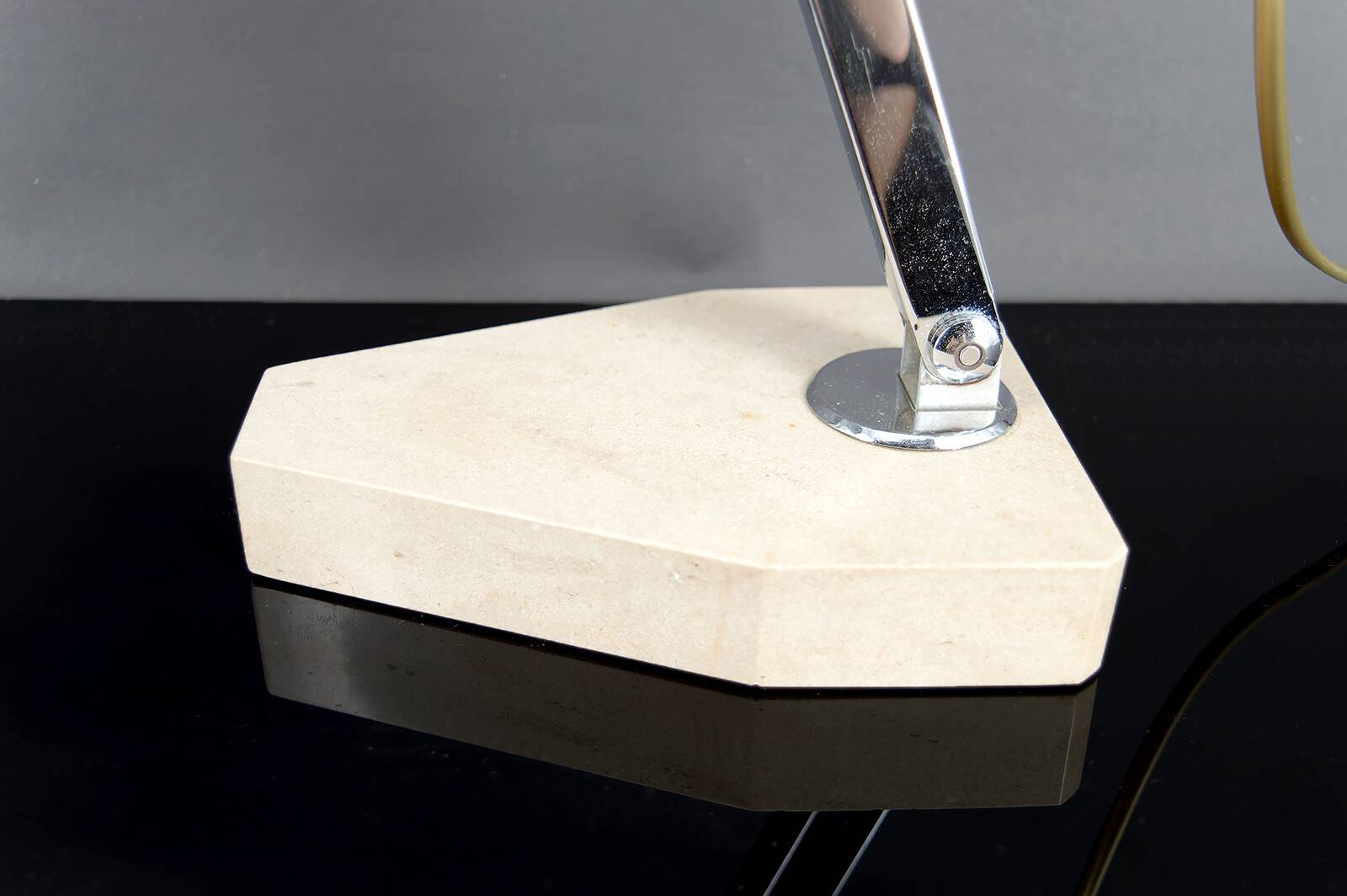 Important Art Deco Modernist Table Lamp, France, c. 1930