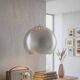 Vintage style brushed aluminium pendant light