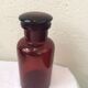 Apothecary bottle, collection pharmacy, amber thick glass