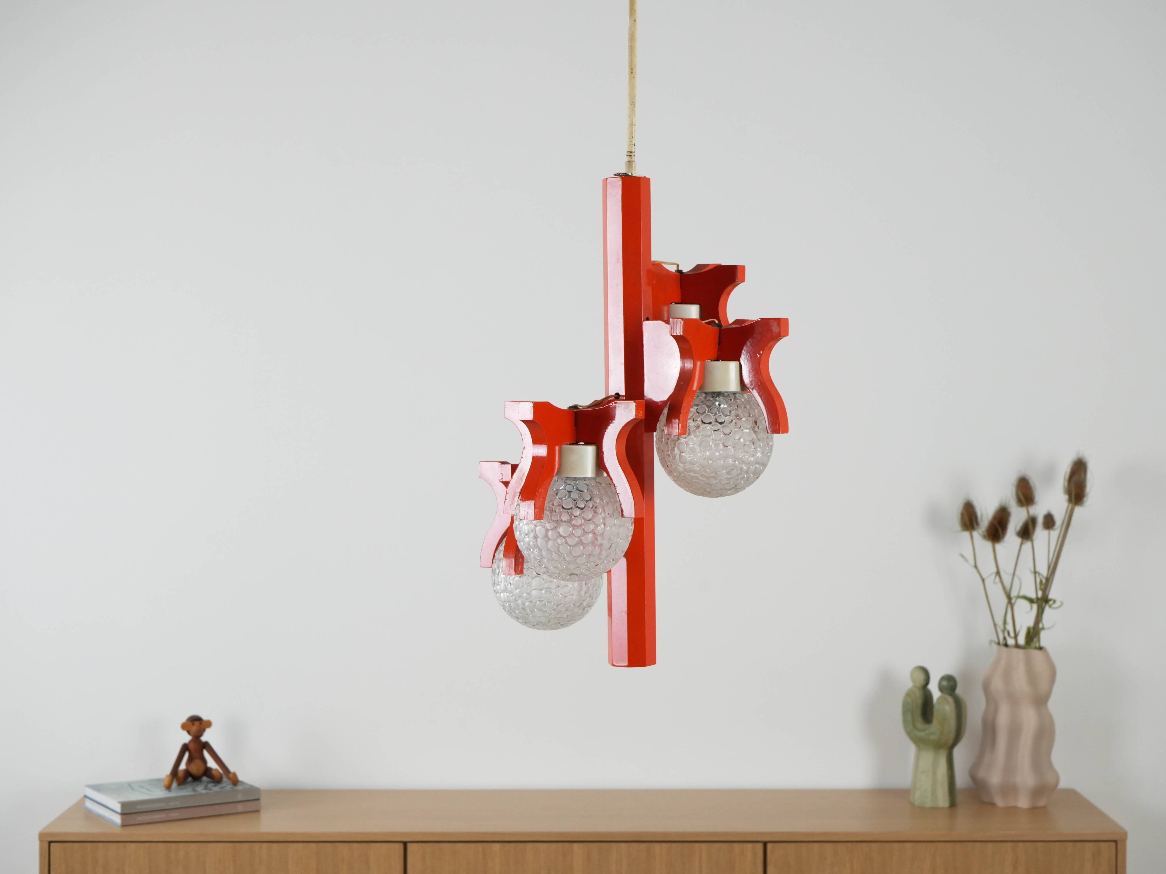 Pendant lamp, Space Age, 1970s, manufactured in Italy
