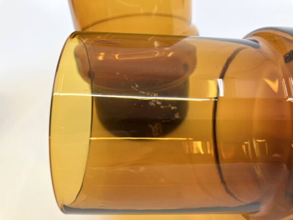 Ensemble de 6 verres à orangeade / pichet / seau à glace • Italy • 1970