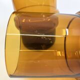 Set of 6 orangeade glasses / pitcher / ice bucket • Italy • 1970