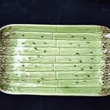 Asparagus set flat + ceramic saucepan Portuguese made