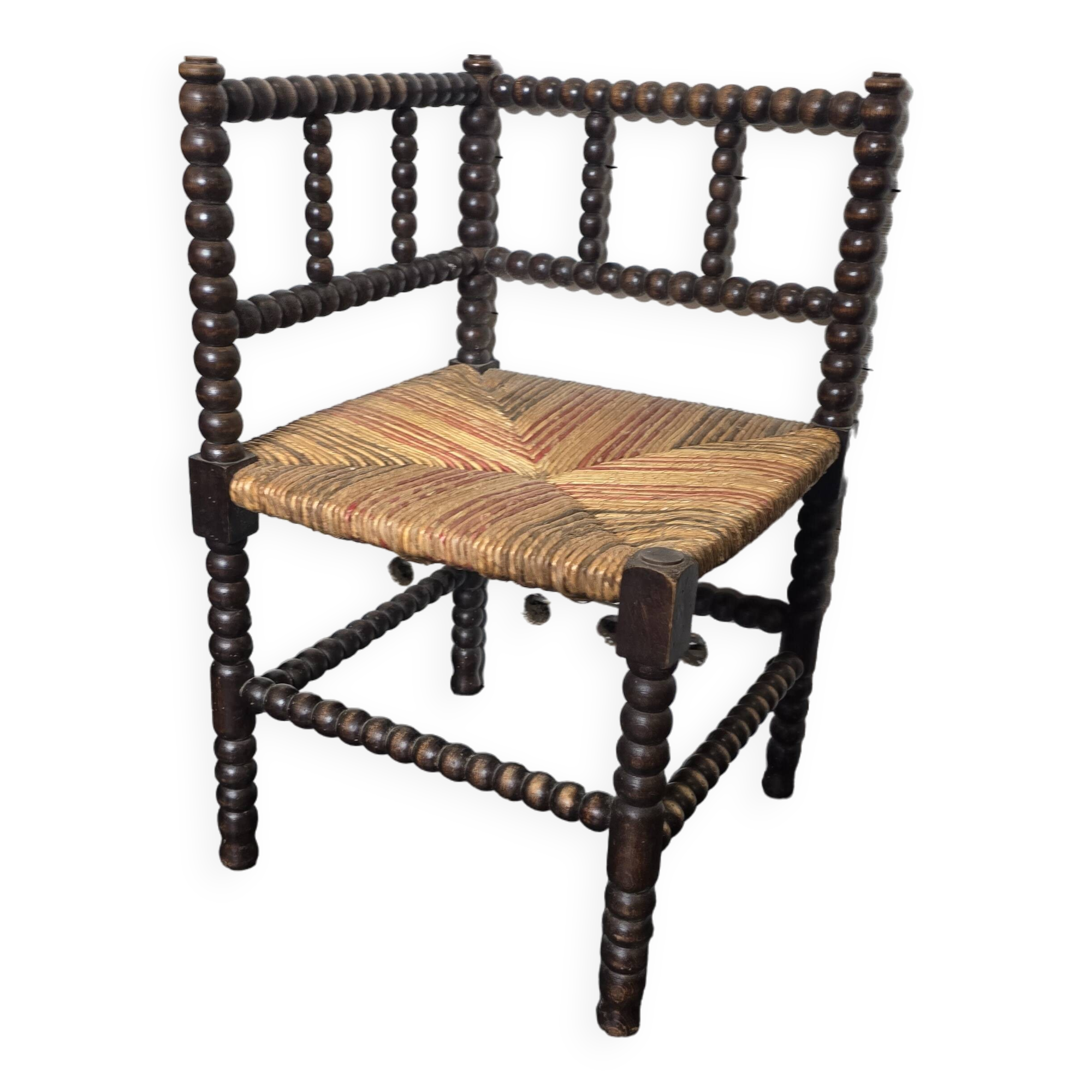 Fireplace corner armchair