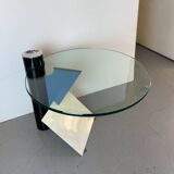 Memphis Postmodern Side Table by Peter Shire for Saporiti, 1980s