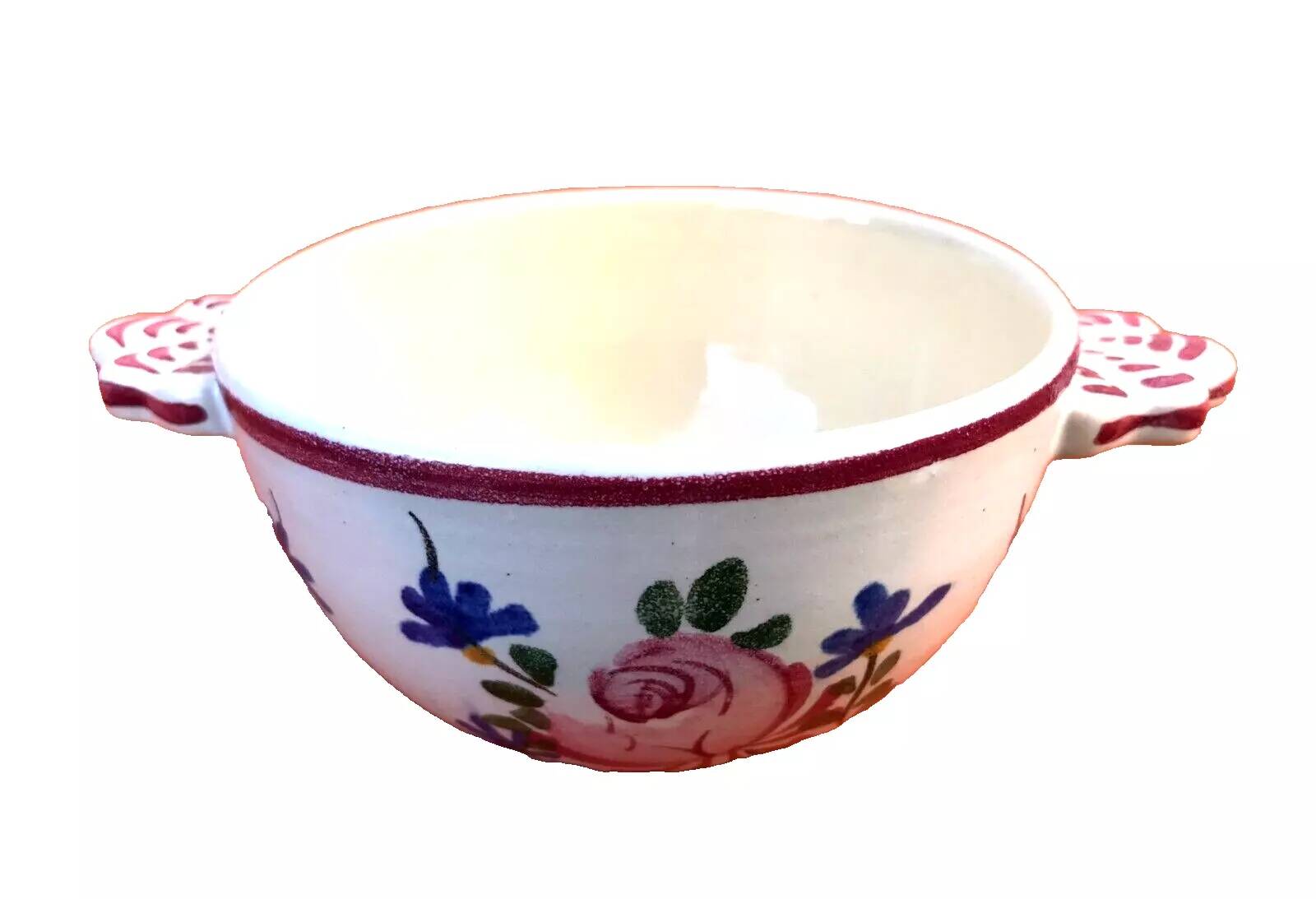 1950s Forah Ceramic Ear Bowl Atelier René Anchierri