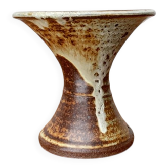 Mid-century studio ceramic candlestick by Visby Tjæreborg, 1960s
