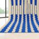 Tapis en laine pure fait main 2/3 m