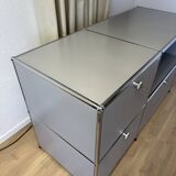 USM Haller Commode in Matte Silver