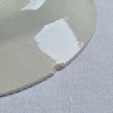 HBCM Pauline pattern soup plates, orange and black