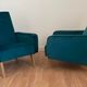 Duo of armchair back-of-year 50/60, restored