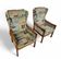2 x Casala wingback / lounge / armchair in top condition / 4 small cushions / 1960s