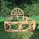Single rattan bed
