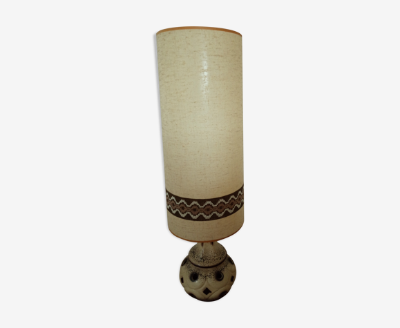 Lampe de sol céramique vintage