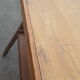 Drawing table wood and vintage metal