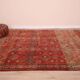 Vintage Moroccan Wool Rug 196 x 350 cm, Berber Handmade Bohemian Rug Unique