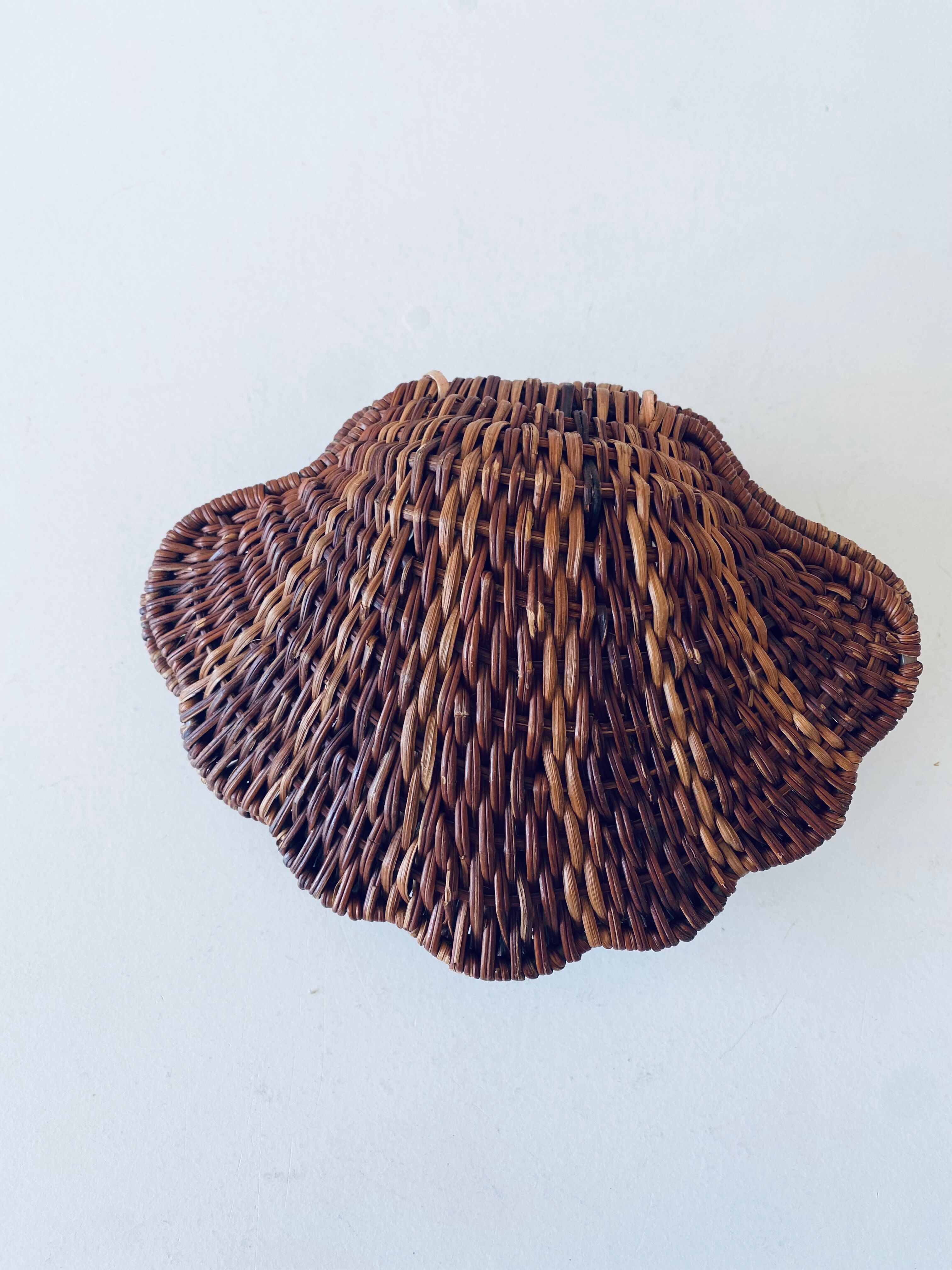 Wicker shell box