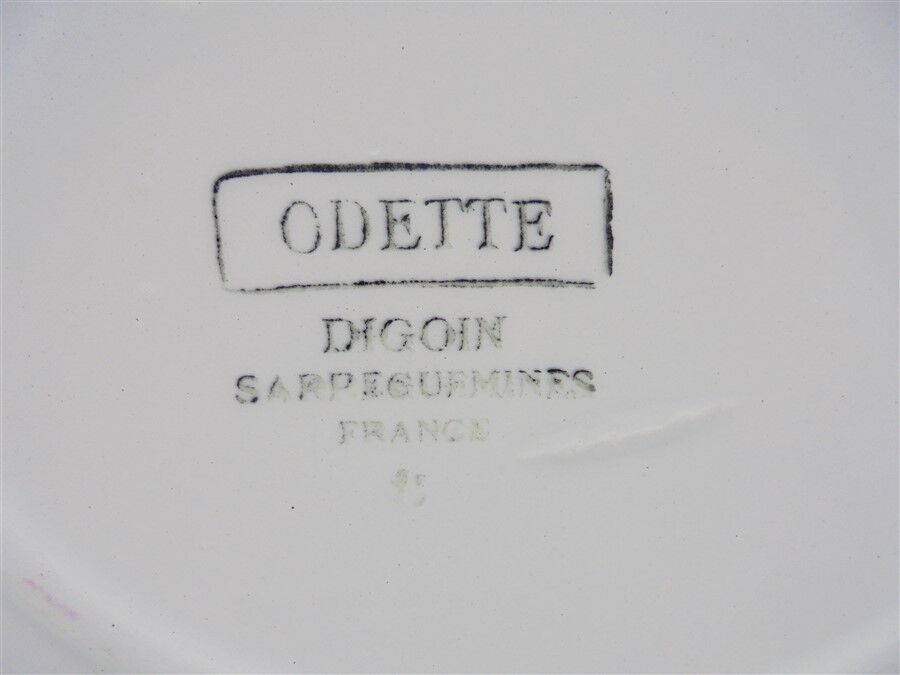 Série de 6 assiettes