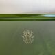 1980 green plexiglass plateau neo-classical