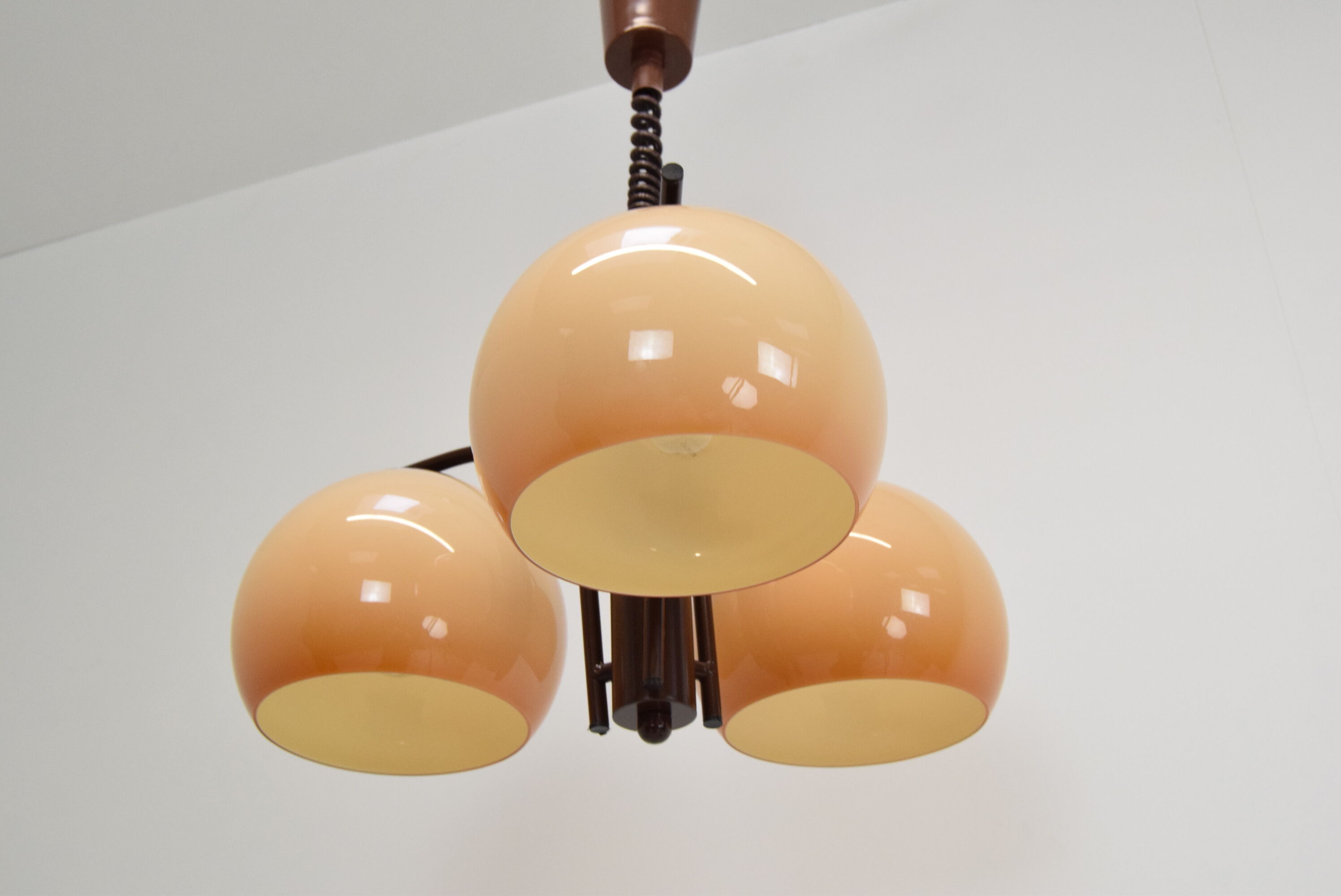 Mid-century adjustable chandelier ,1970's
