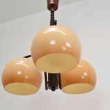 Mid-century adjustable chandelier ,1970's