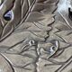 Brass catchall - leaves and branches, Art Nouveau style