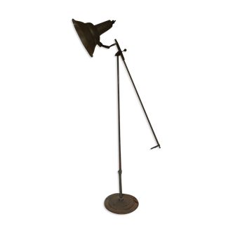 Industrial lamp articulated 2 arms with weight and foot parasol