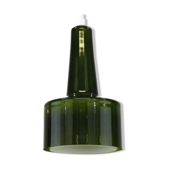 Glass pendant lamp by Bent Nordsted for Fog&Morup Denmark 1960