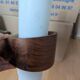 Pair of Louis Kalff NX40 teak and glass wall lights for Philips