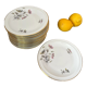 Assiettes à dessert porcelaine décor floral