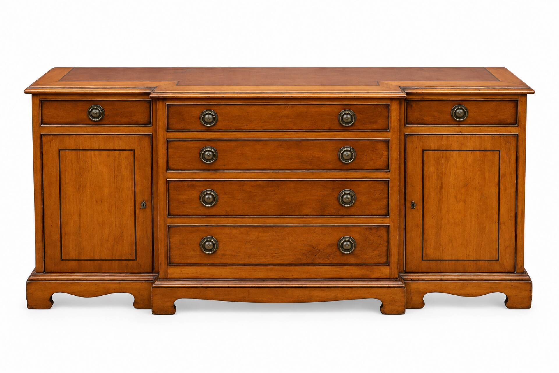 Buffet-style server enfilade English Empire