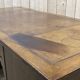 1930s English flat desk in oak