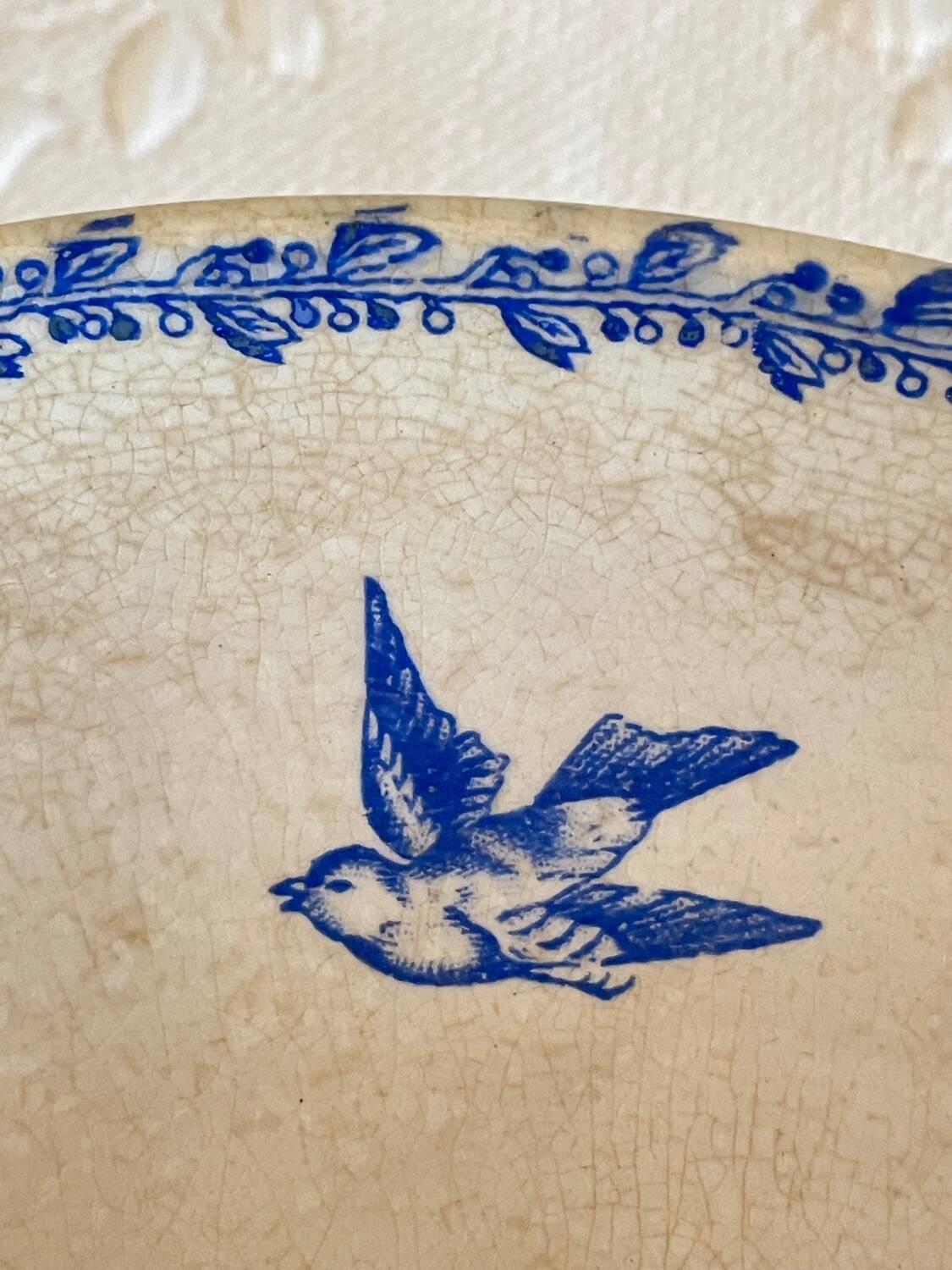 Old Compote Dish Terre de Fer Franco-British Company Sordoillet Cot