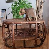 Rattan coffee table