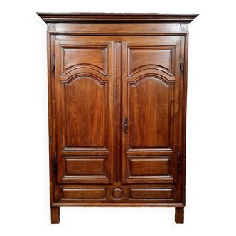 Valet wardrobe Louis XIV era in blond oak around 1700