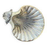 Silver-plated shell dish