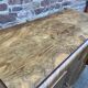 Enfilade art deco mid-century vintage 1950 ronce de noyer