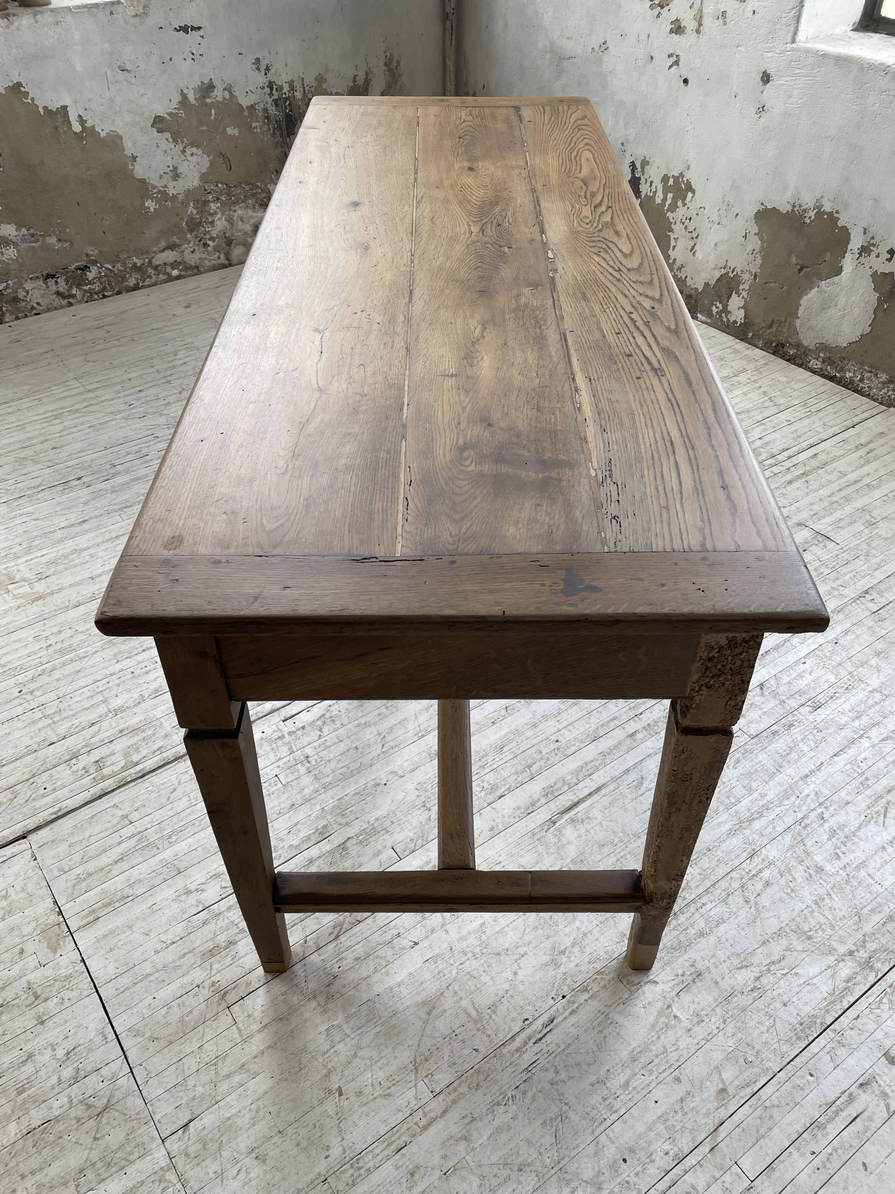 Oak farmhouse table