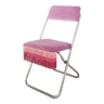 Lilac folding chair 70's