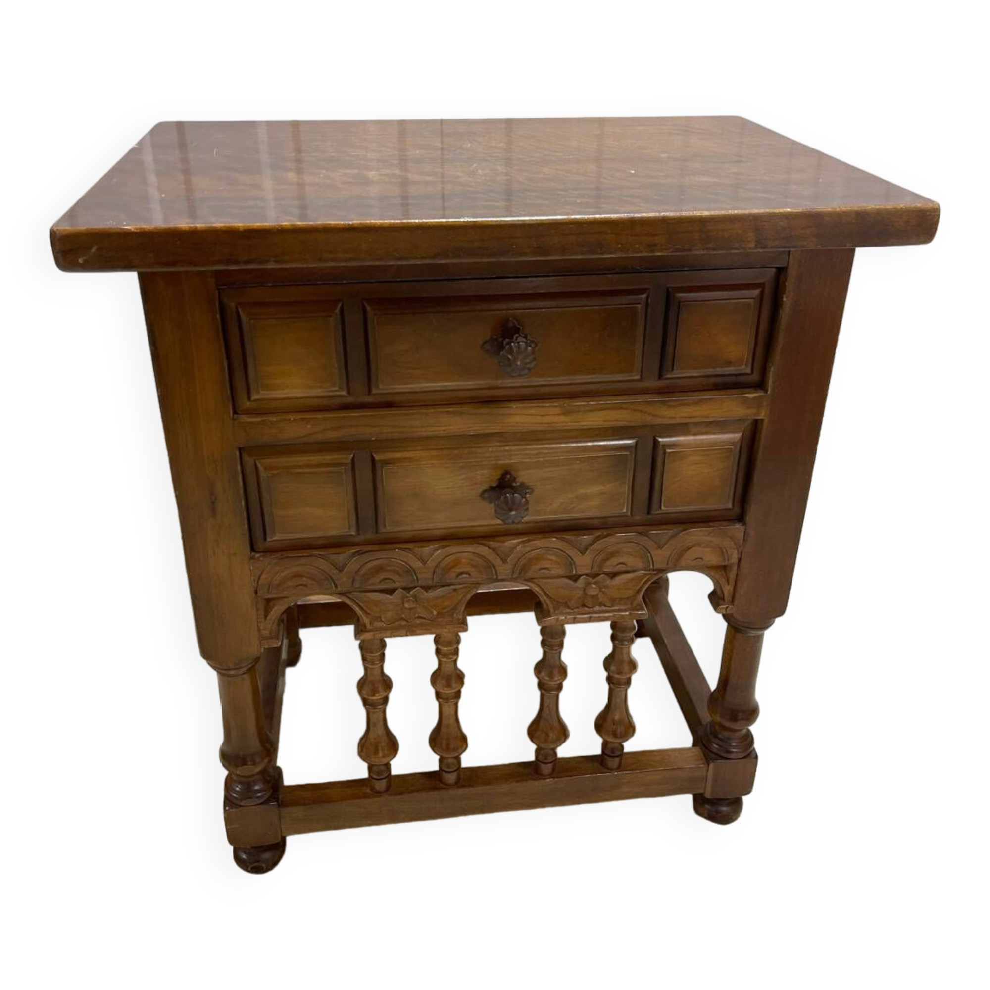 Pair of bedside tables, side tables, Spain, 20th century