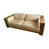 Sofa 3 places charleston - hugues chevalier paris - beige leather