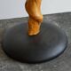 Table lamp acacia trunk oak 1950s