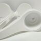 Pair of designer candle holders by Monika Mulder for vintage Ikea