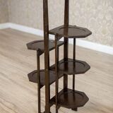 Late 20th Century Oak Flower Stand, 1950s