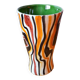 Enamelled ceramic vase 60s